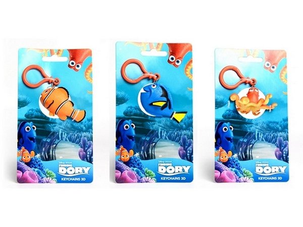 Disney Pixar Finding Dory 3D Keychain / Decoration, Nemo, Orange